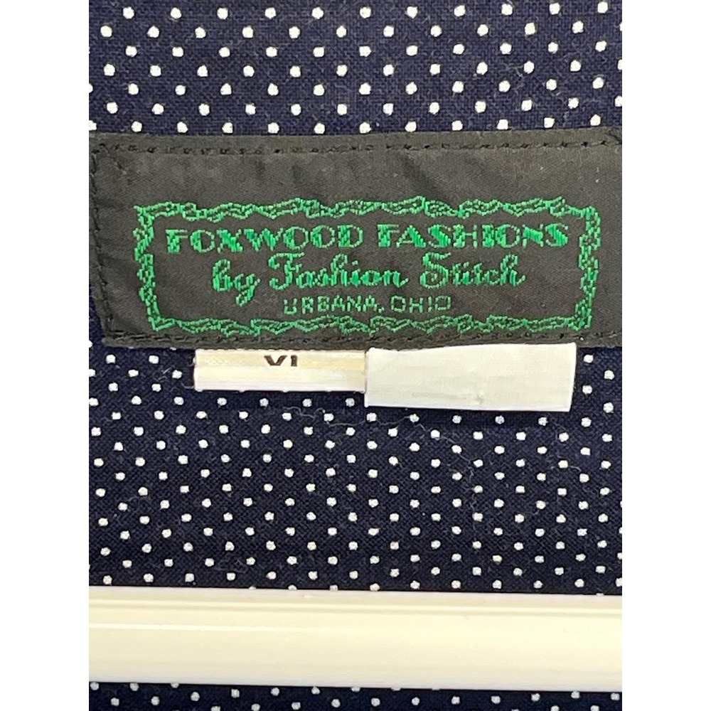 Vintage Foxwood Fashions Women's Cotton Farm Scene Amish Cottage Core Vest XL - Picture 3 of 9